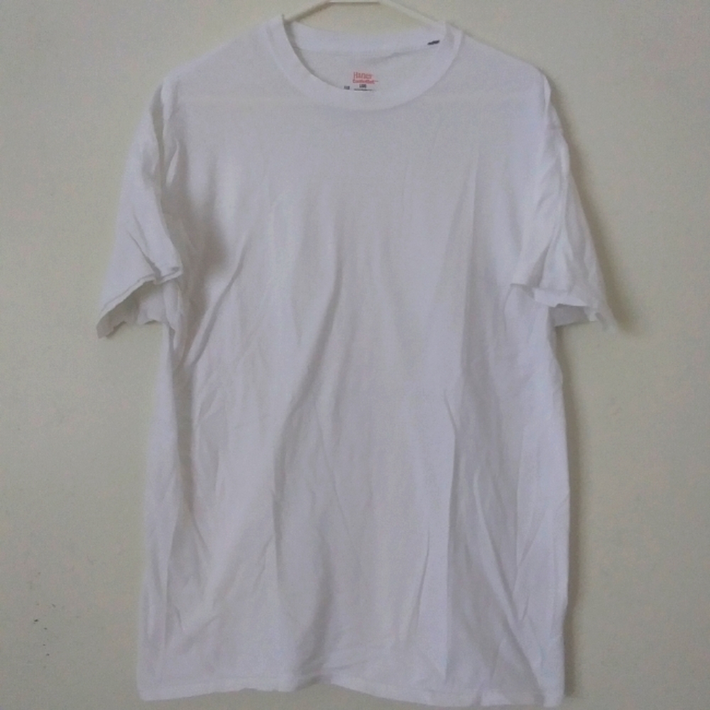 White Cotton Undershirts Bundle - Men's Large